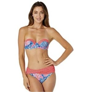 Lilly Pulitzer Leven Strapless bikini resort sway with me